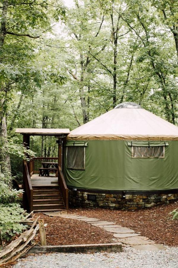 Tuckaseegee @ Sky Ridge Yurts Bryson City Extérieur photo